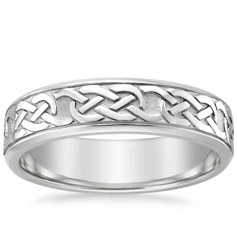 Platinum Knot Ring