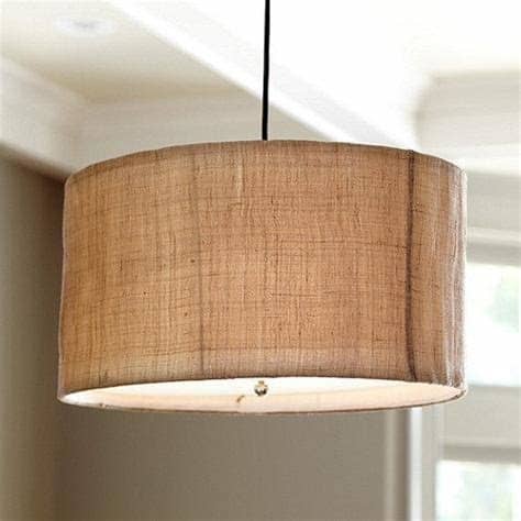 Woven Drum Pendant